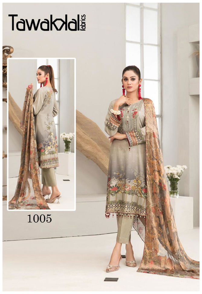 Tawakkal Parisa Casual Wear Printed Cotton Karachi Dress Material Collection